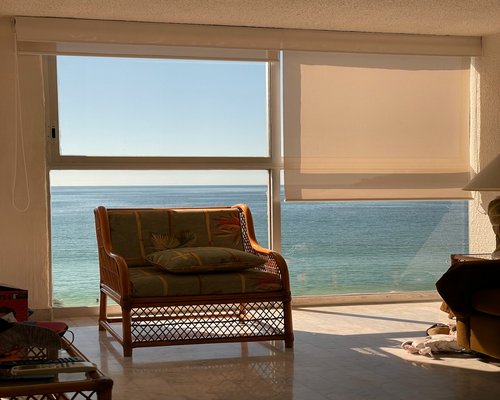relaxing evening in a mexican living room